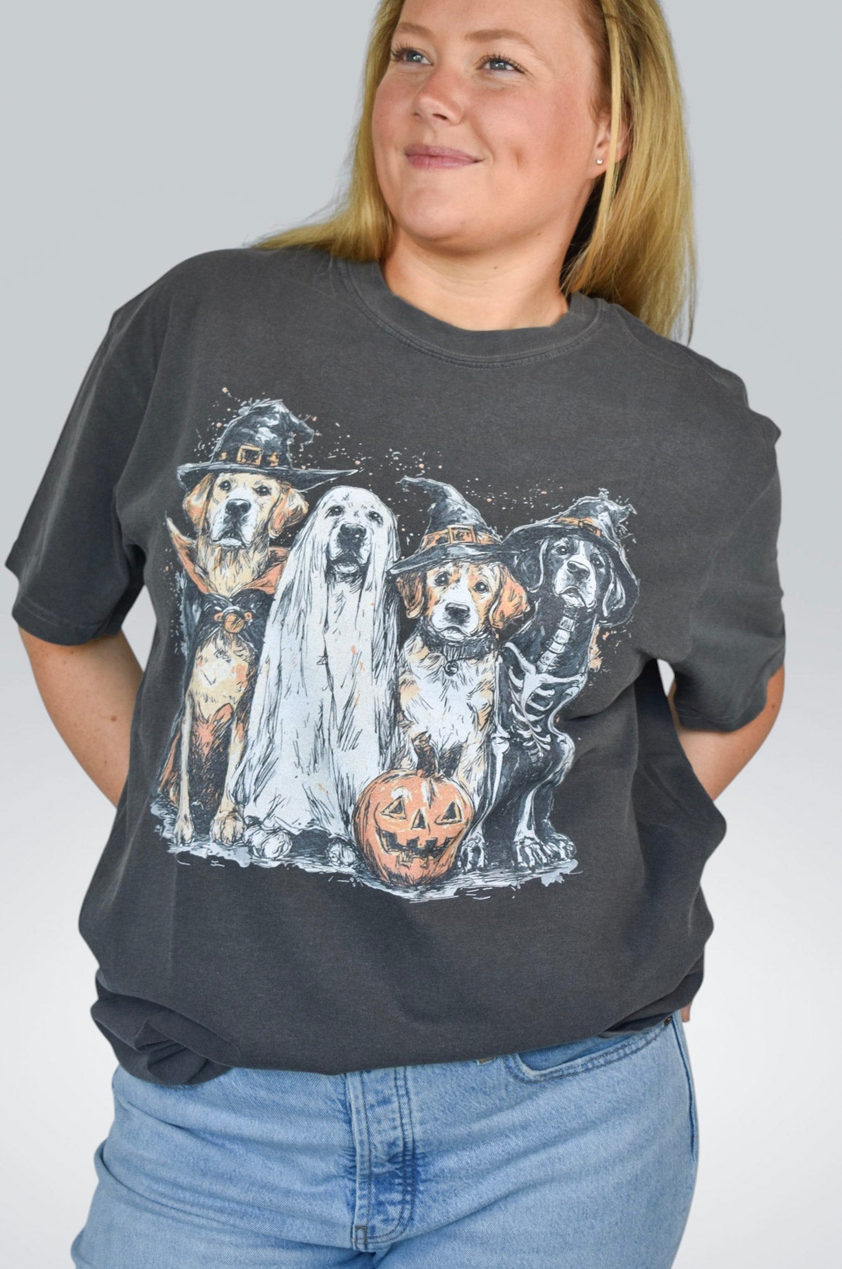 Spooky Dogs Comfort Colors Tee