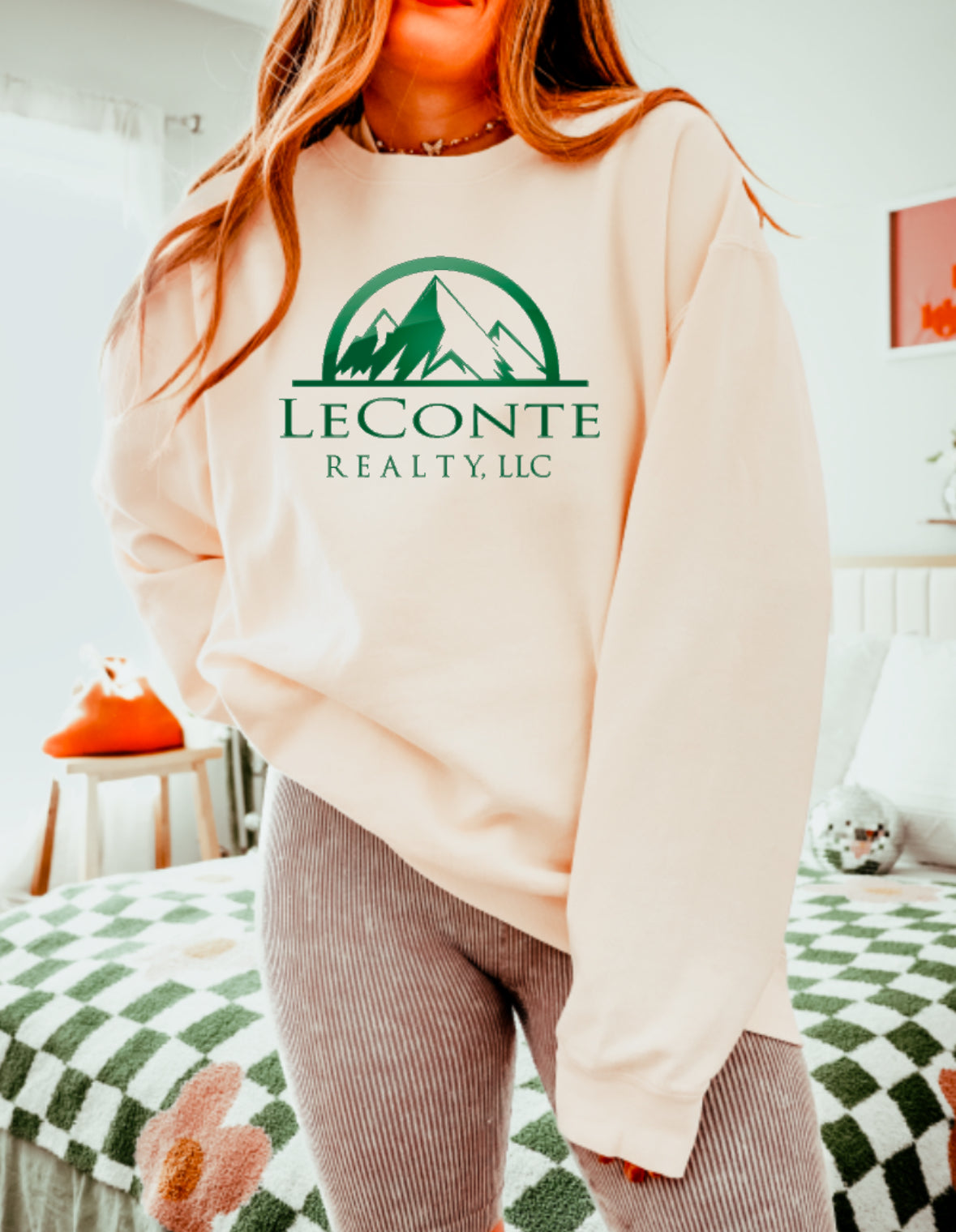 Leconte Realty Sweet Cream Crewneck Sweatshirt