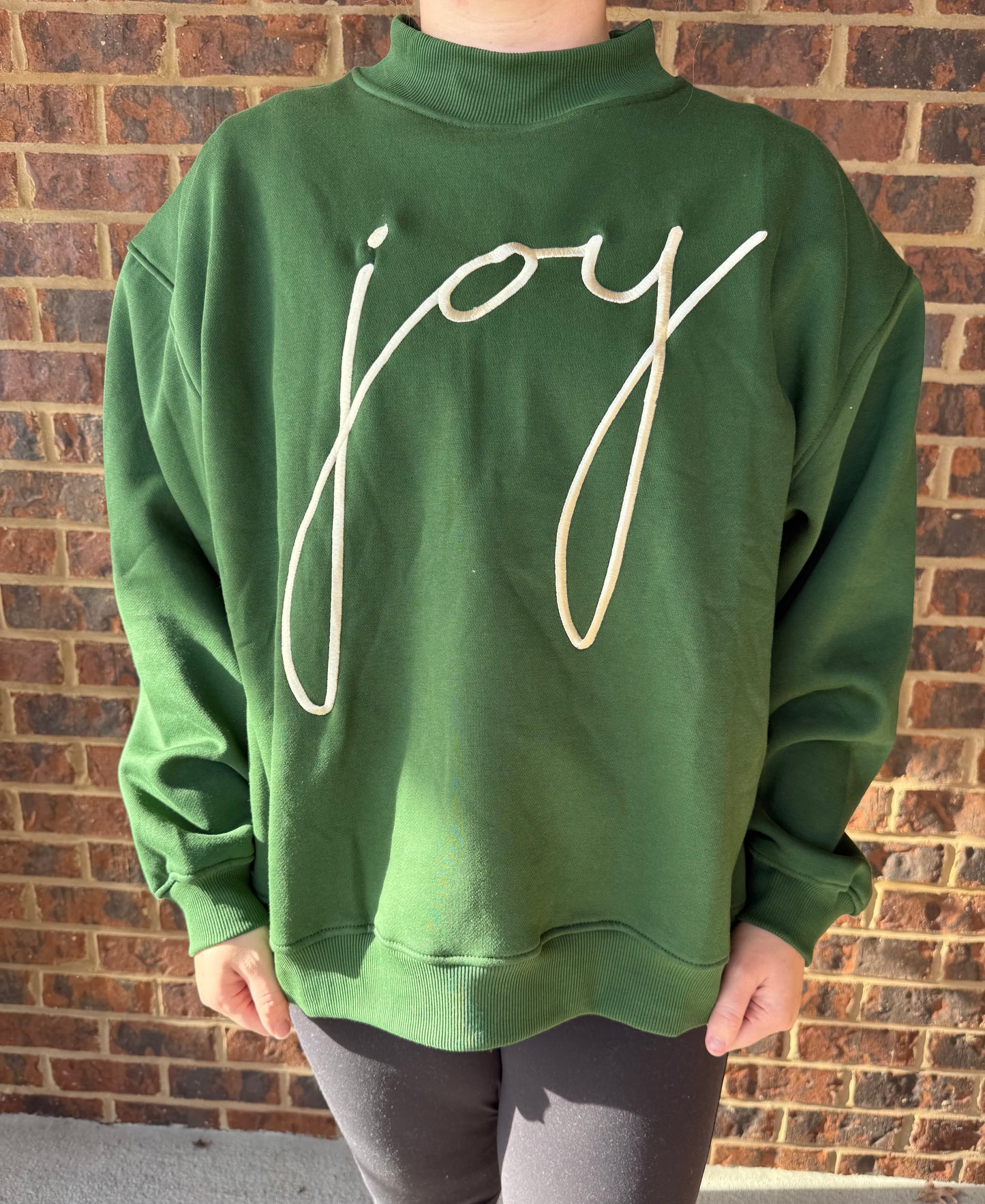Joy Mockneck Sweatshirt