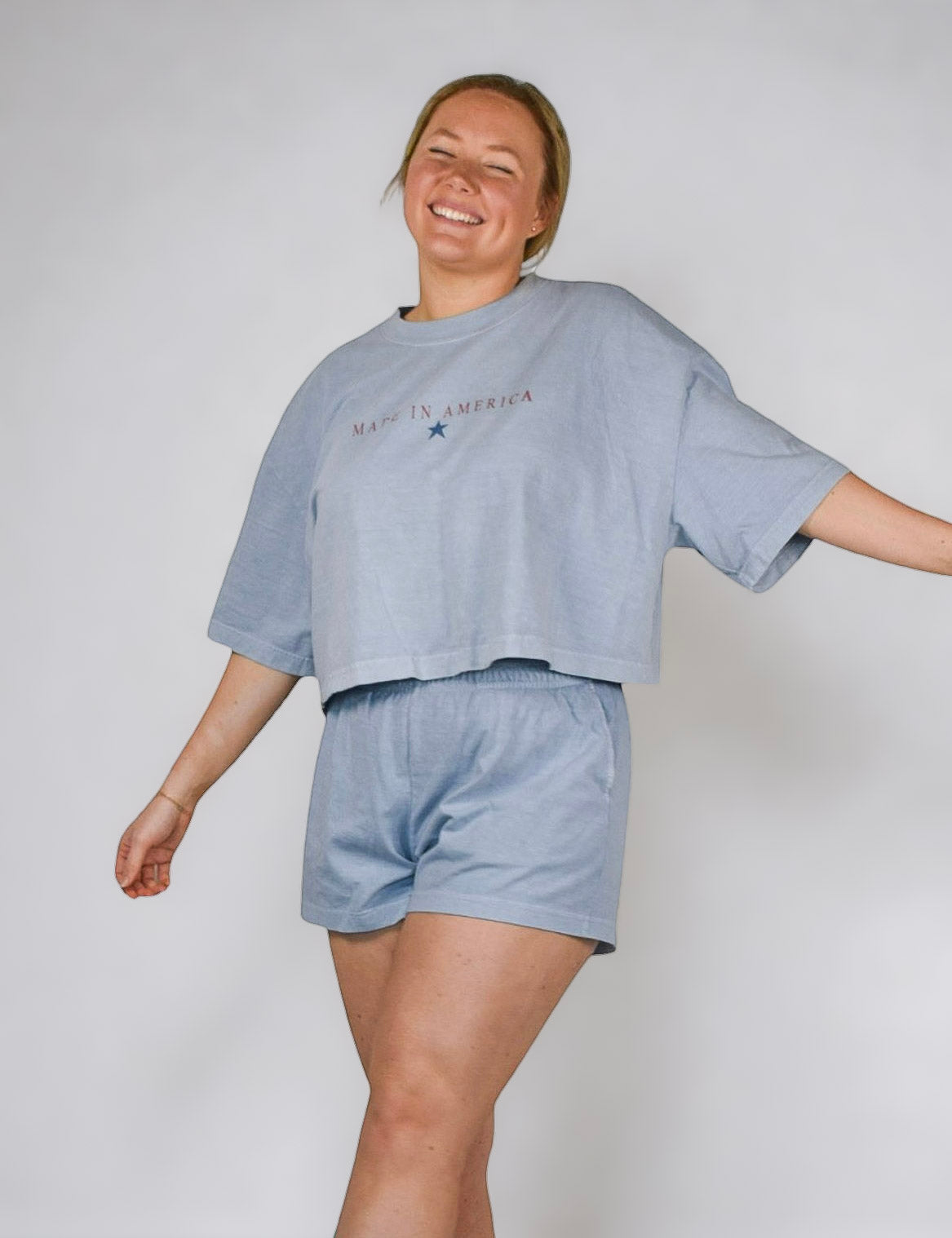 Made in America Cropped Tee