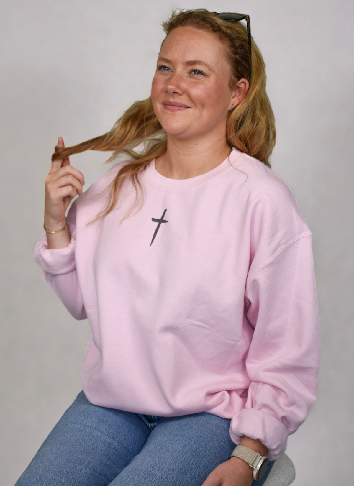 SImple Cross crewneck sweatshirt