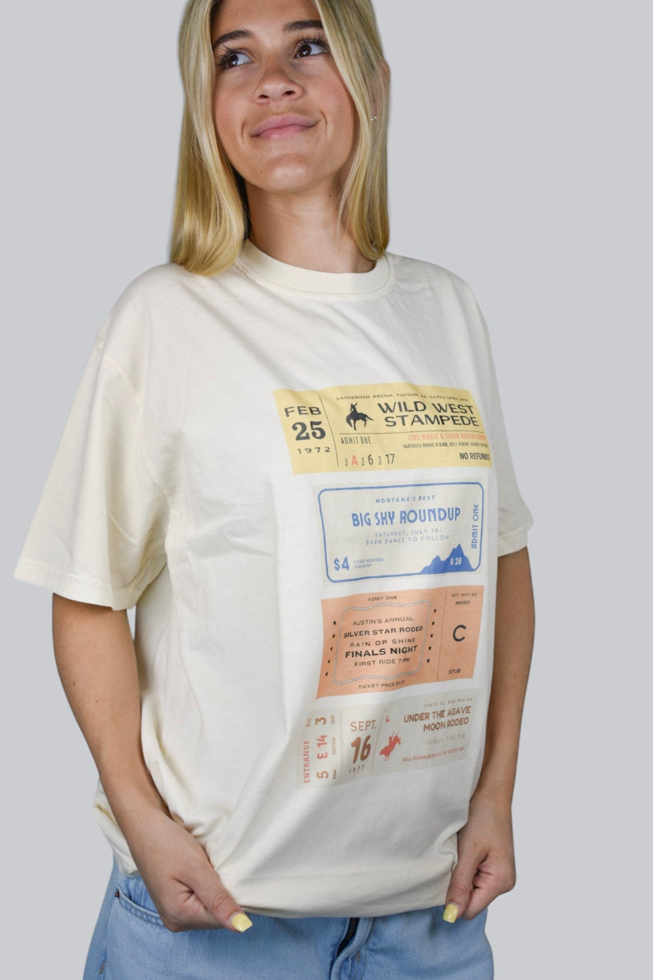 Rodeo Tickets Comfort Colors Tee