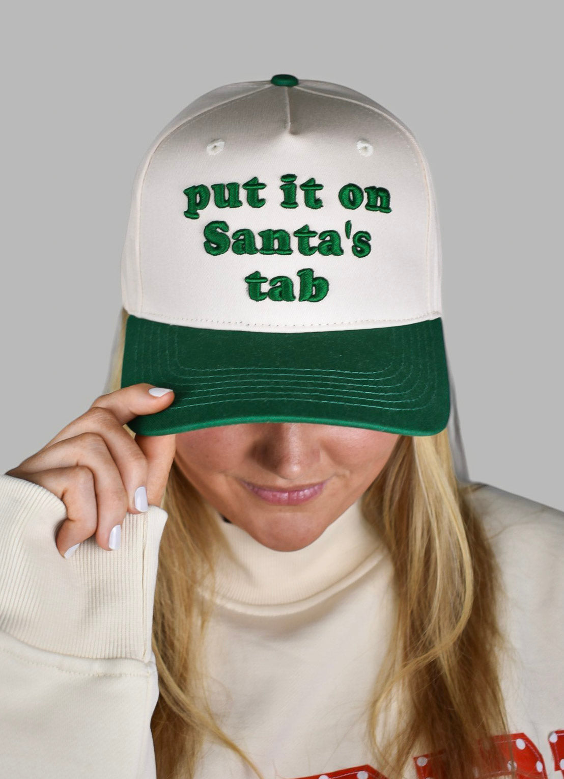 Put it on' Santa's Tab Trucker Hat