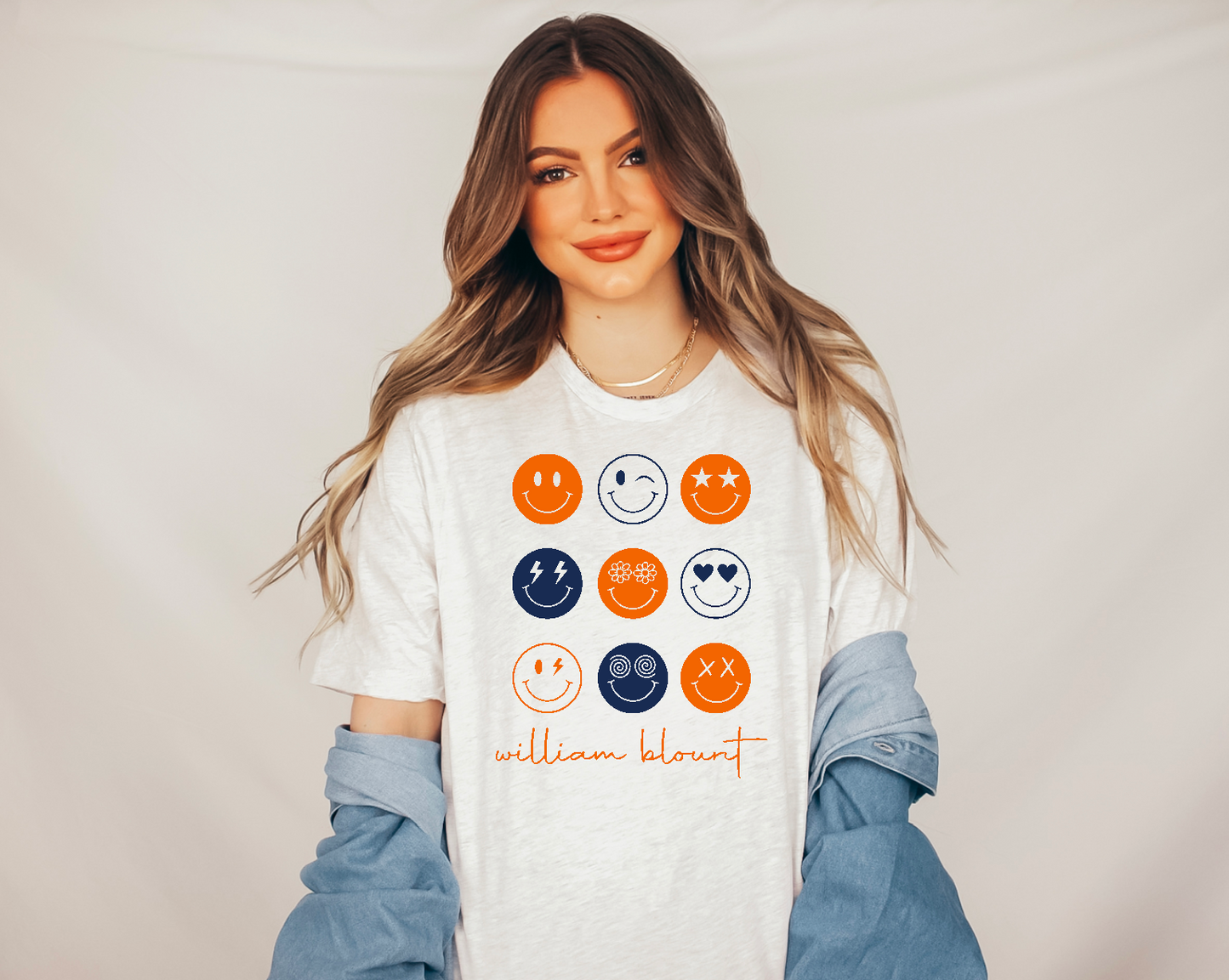William Blount Happy Face Short Sleeve