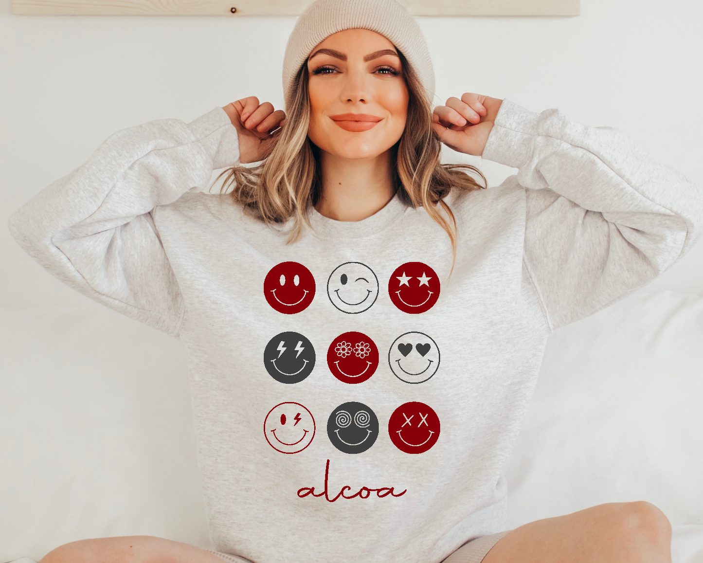 Alcoa Happy Face Crewneck Sweatshirt
