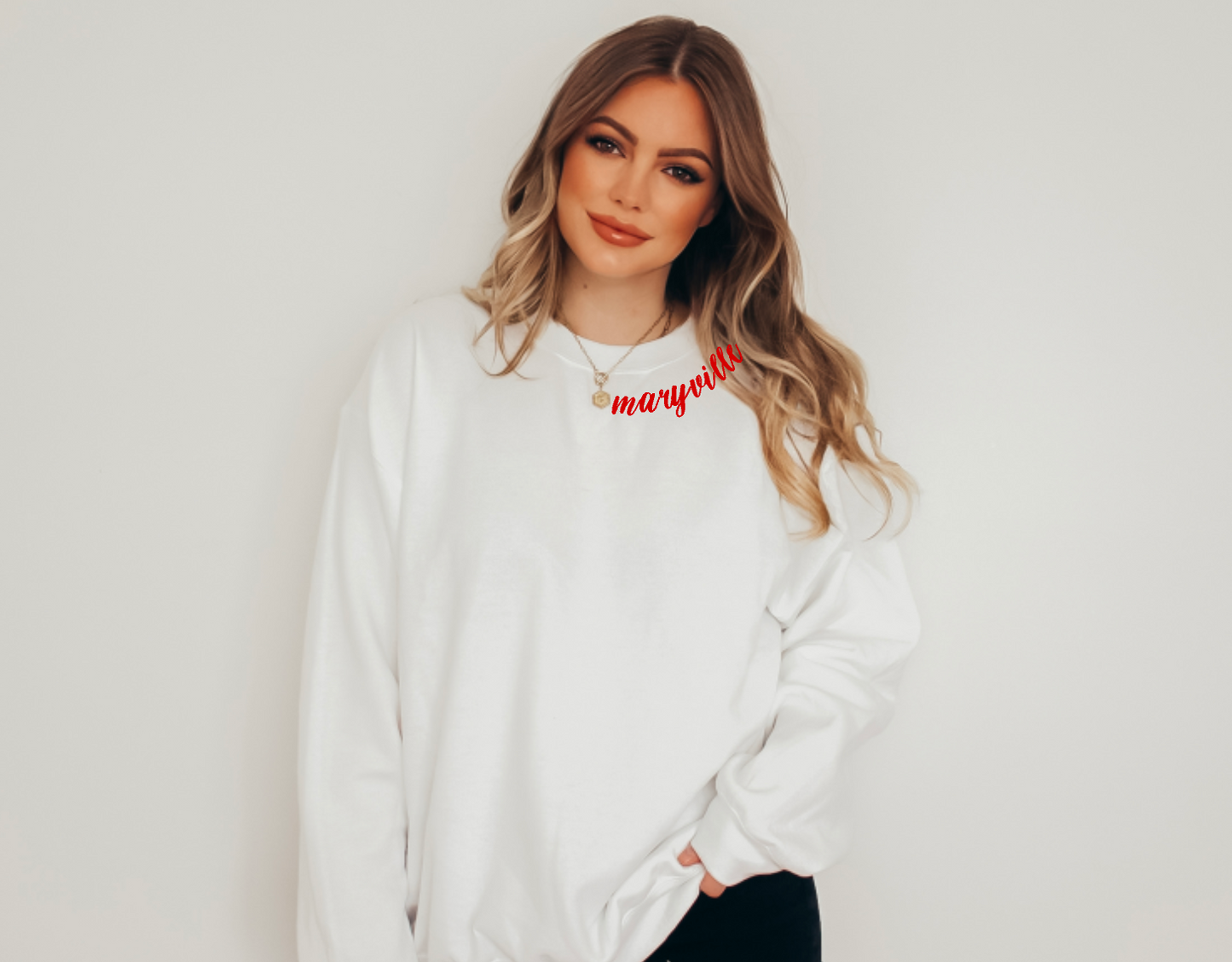 Maryville Curved Crewneck Sweatshirt