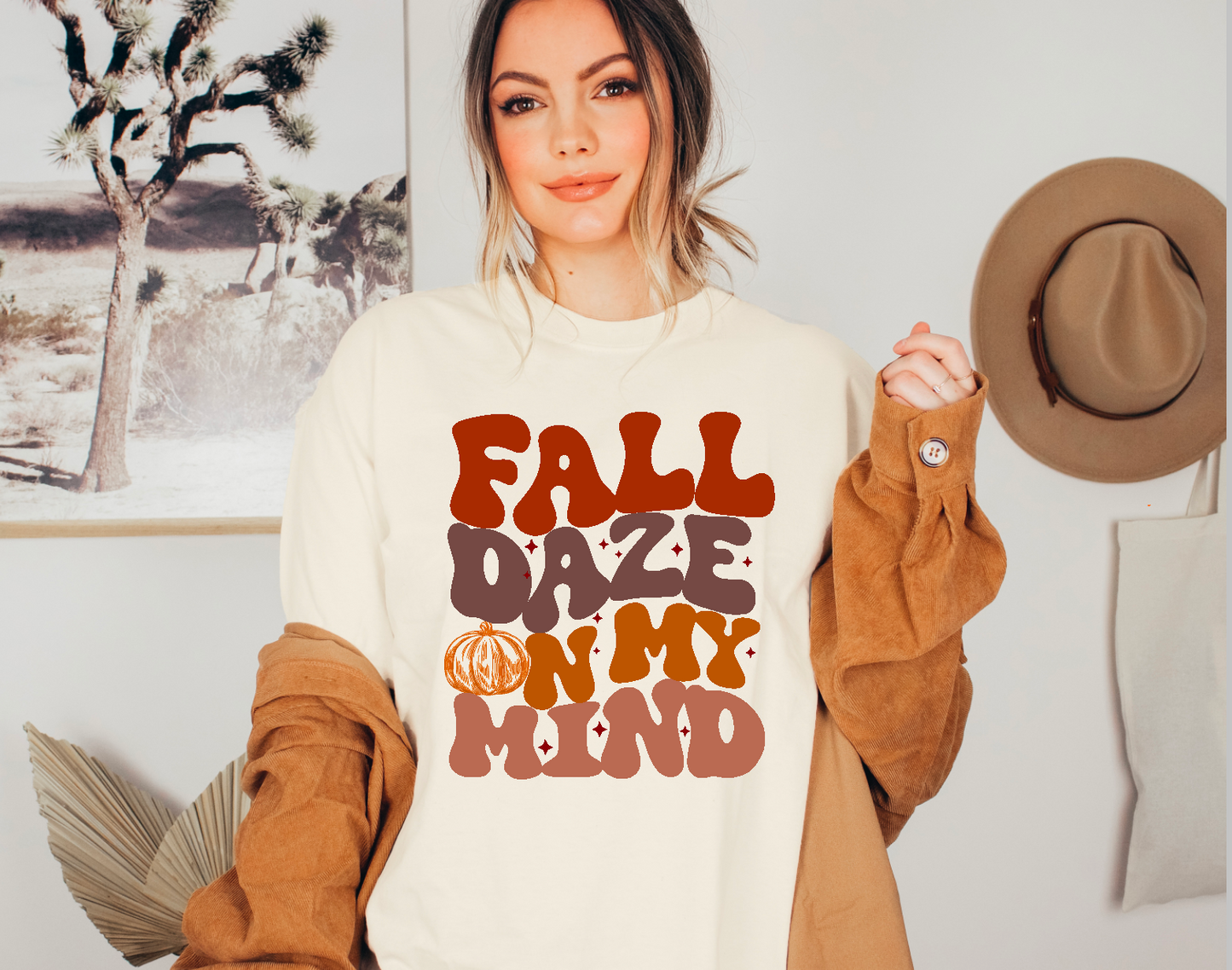 Fall Daze on my Mind Short Sleeve