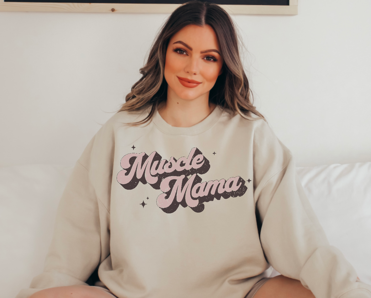 Muscle Mama Crewneck Sweatshirt