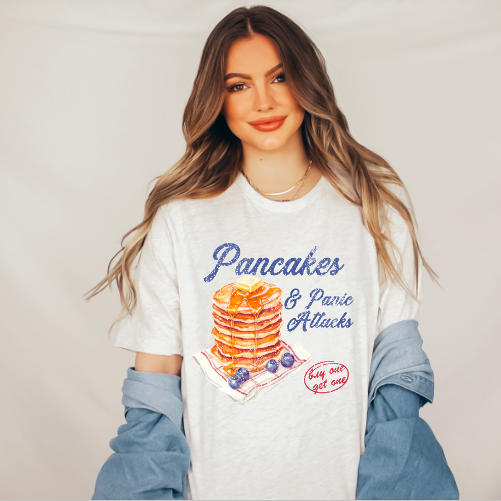 Pancakes and Panic Attacks short sleeve