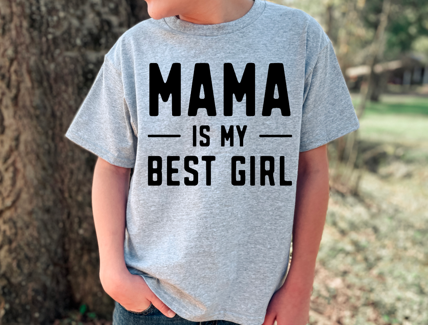 Mama is my Best Girl YOUTH Short Sleeve