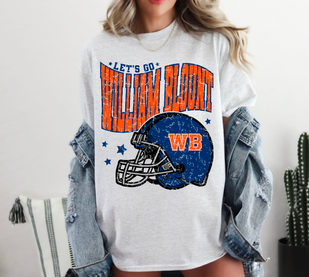 Let's Go William Blount Helmet Short Sleeve