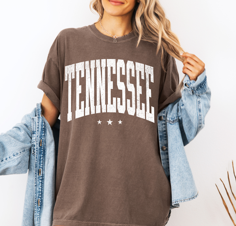 Tennessee Distressed Comfort Colors Tee