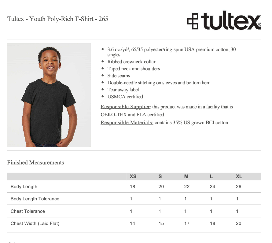 Samuel Everett School Short Sleeve Center Logo(Youth)