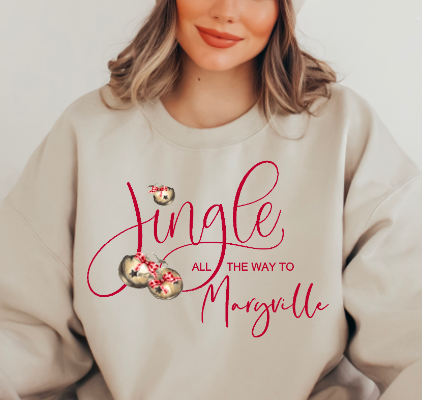 Jingle All the Way to Maryville Crewneck Sweatshirt