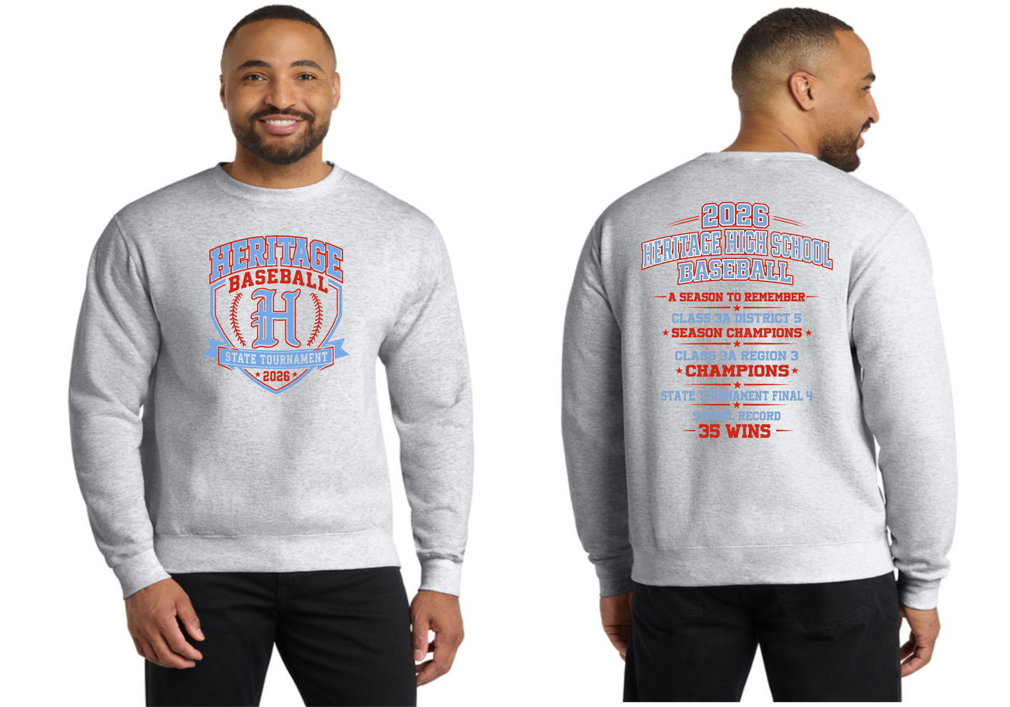 Heritage Baseball Crewneck Sweatshirt