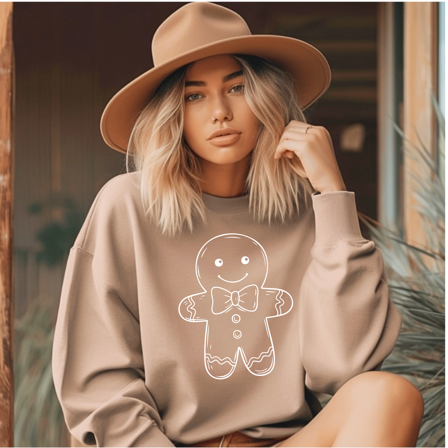 Gingerbread Season Crewneck Sweatshirt