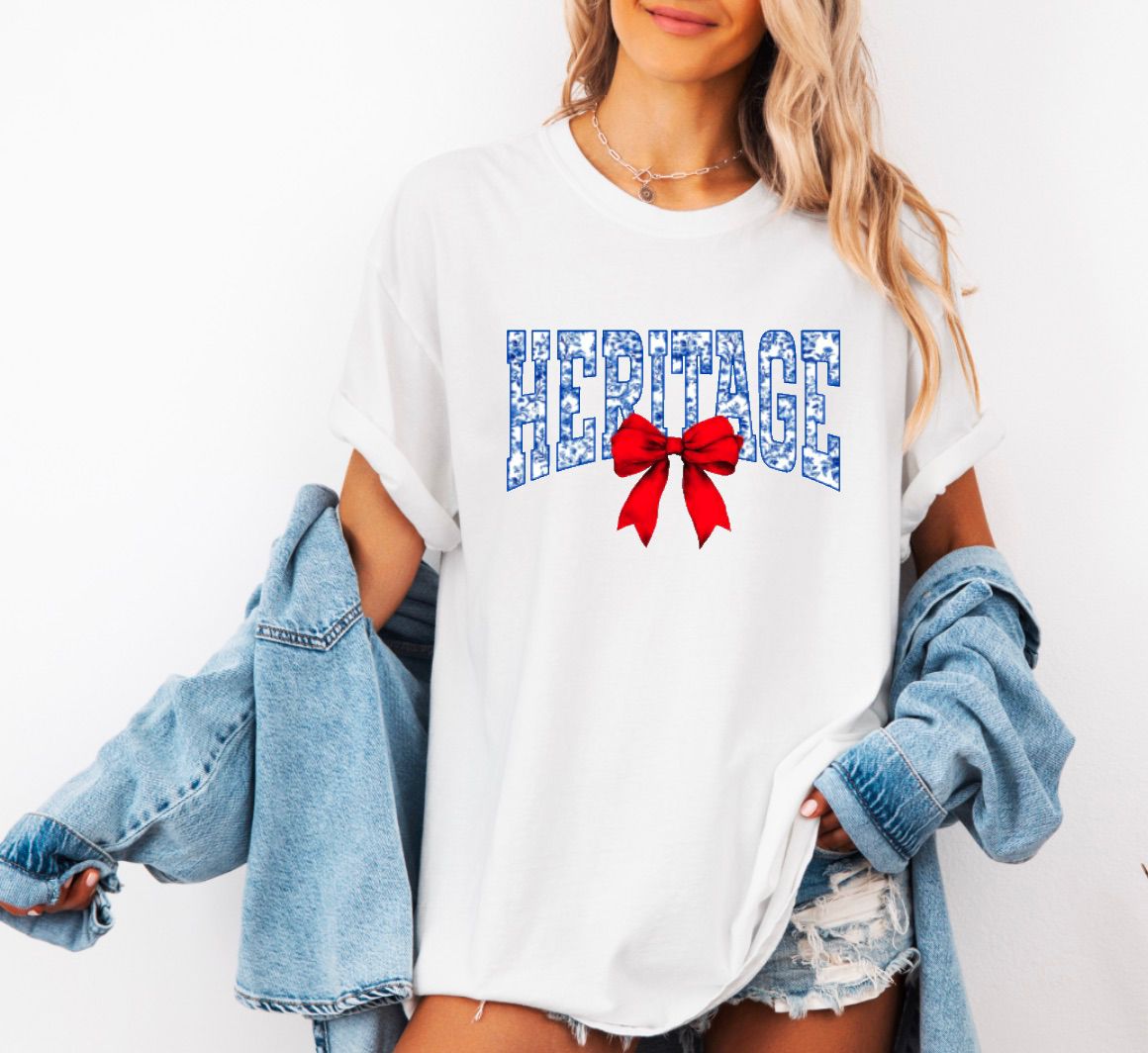 Heritage Floral Coquette Short Sleeve
