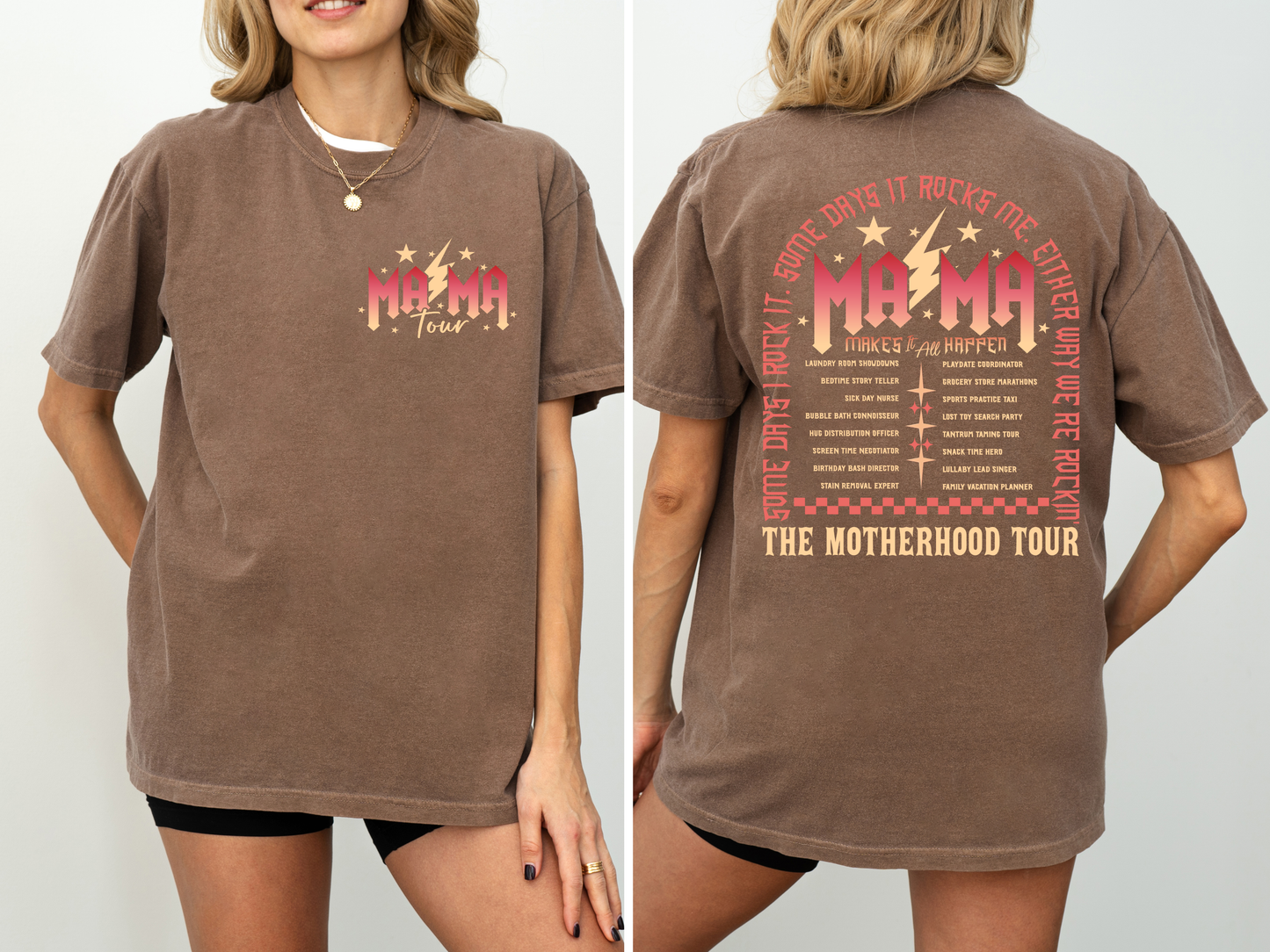 Mama Tour Comfort Colors Tee