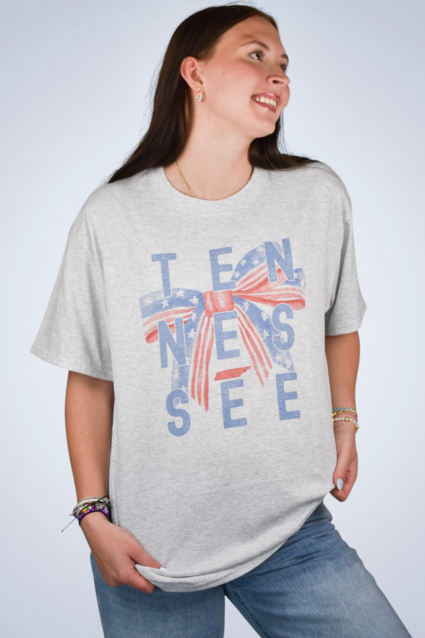 Tennessee State Coquette Bow short sleeve