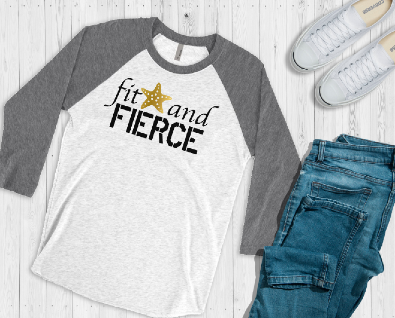 Fit and Fierce Raglan
