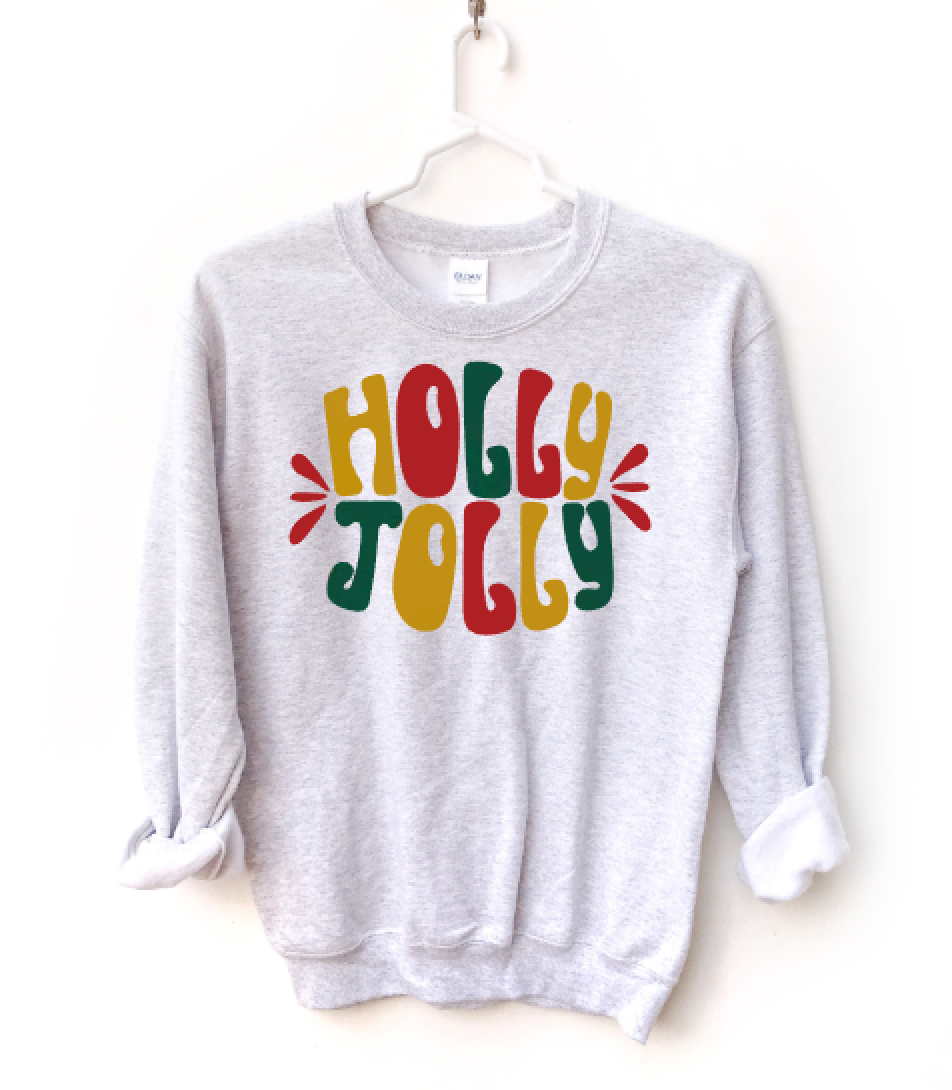 Holly Jolly Retro crewneck sweatshirt