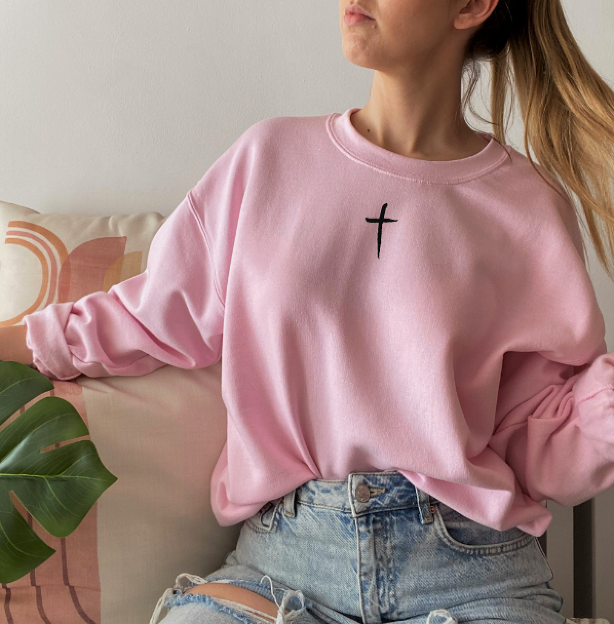 SImple Cross crewneck sweatshirt