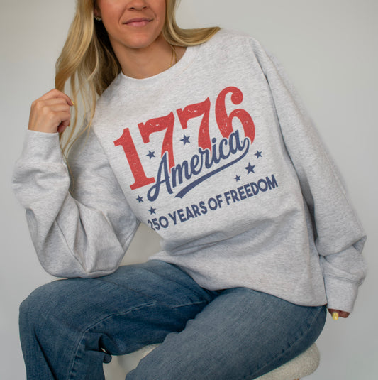 1776 America Crewneck Sweatshirt