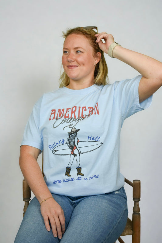 American Cowgirl Comfort Colors Short Sleeve
