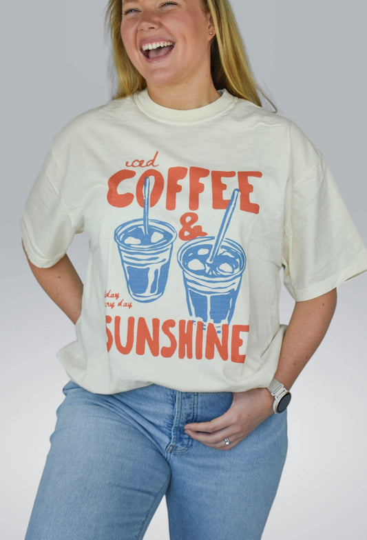 Coffee & Sunshine Comfort Colors Tee
