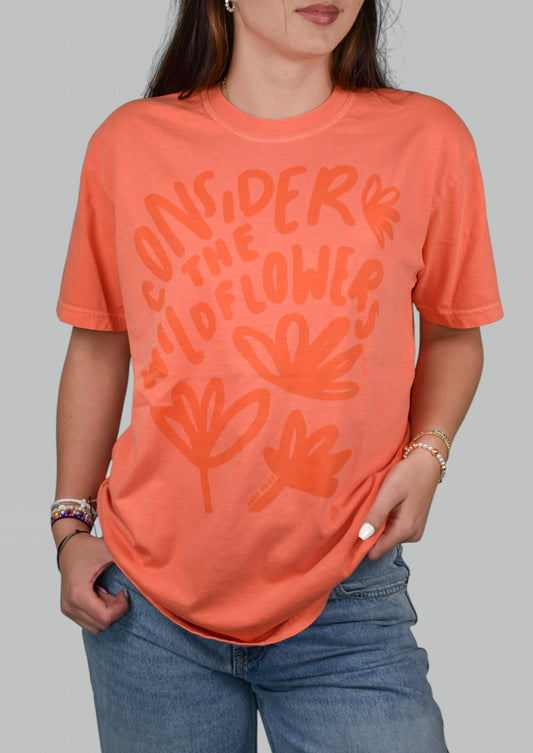 Consider the Wildflowers Comfort Colors Short Sleeve