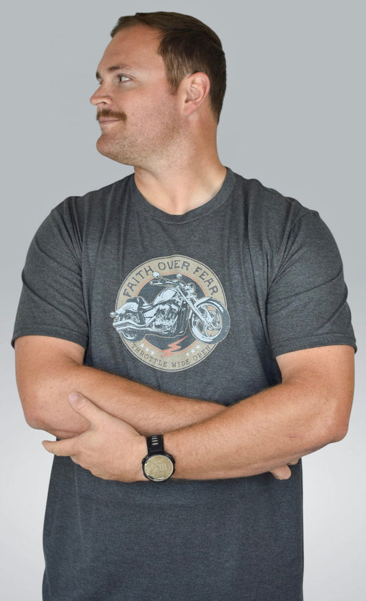Faith Over Fear Motorcycle Tee