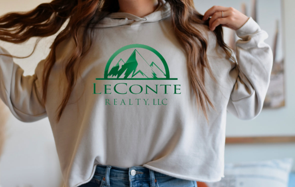 Leconte Realty Crop Hoodie