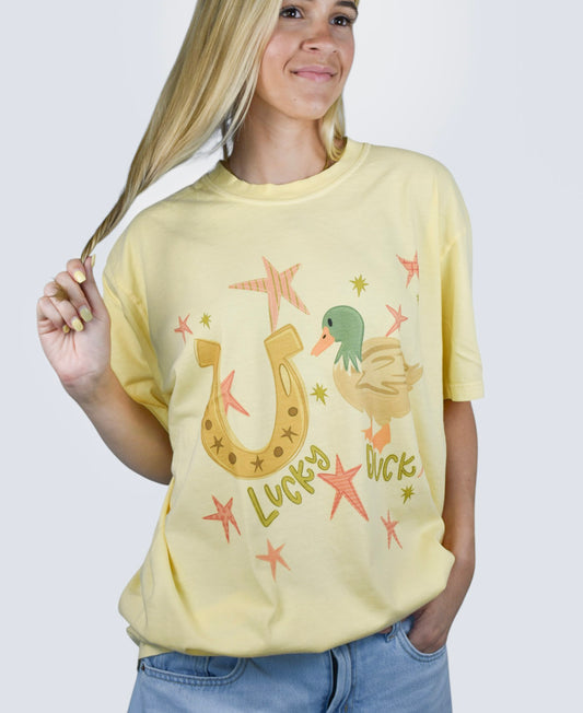 Lucky Duck Comfort Colors Tee