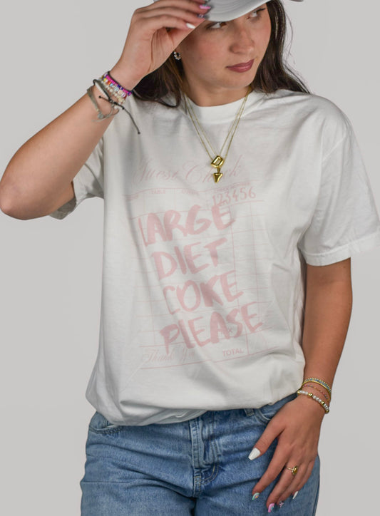 Large Diet Coke Please Comfort Colors Short Sleeve