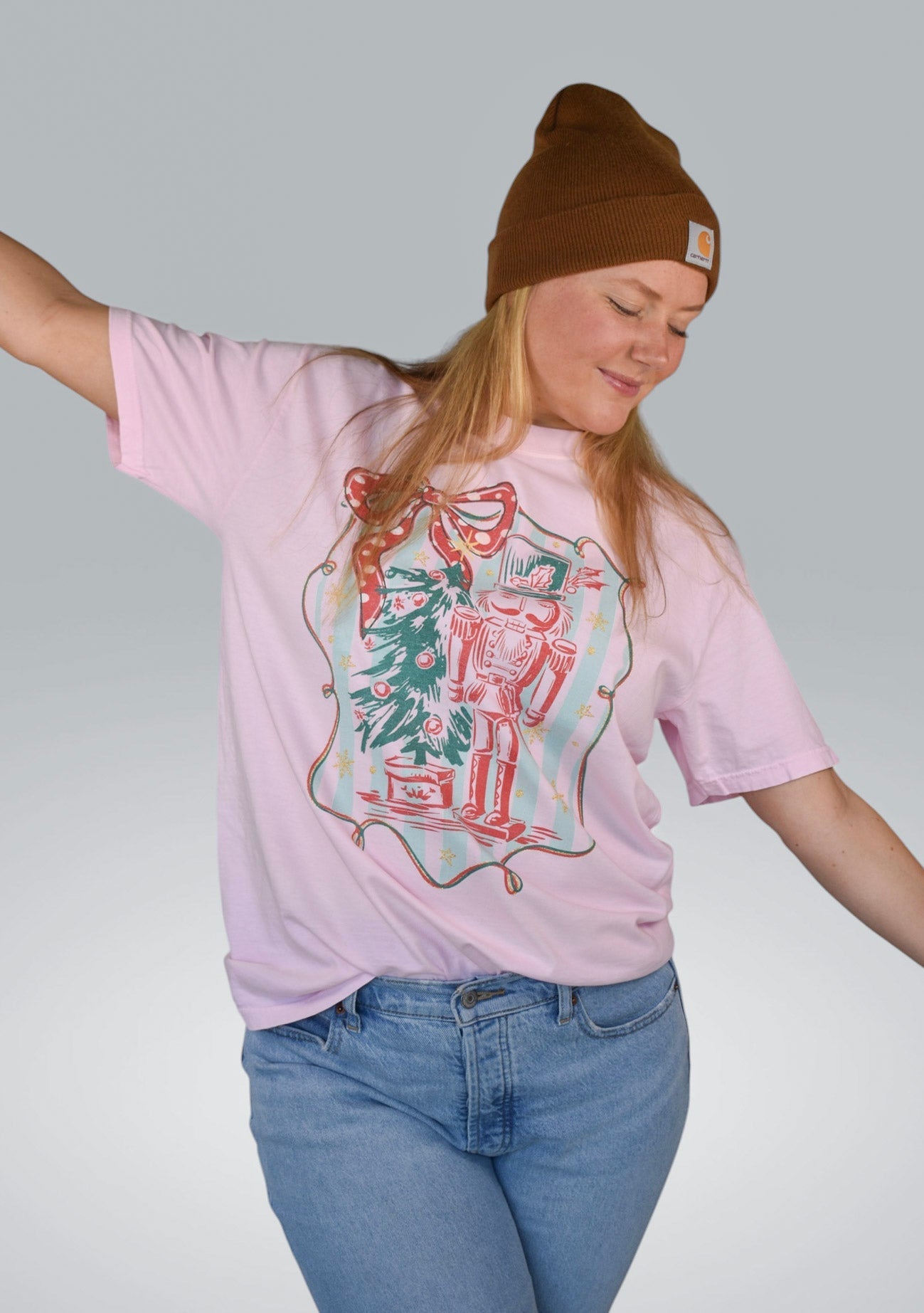 Preppy Nutcracker Comfort Colors Tee