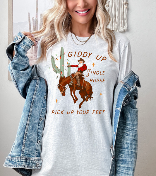 Giddy Up Christmas short sleeve