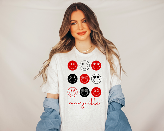 Maryville Happy Face Short Sleeve