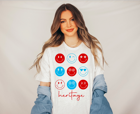 Heritage Happy Face Short Sleeve