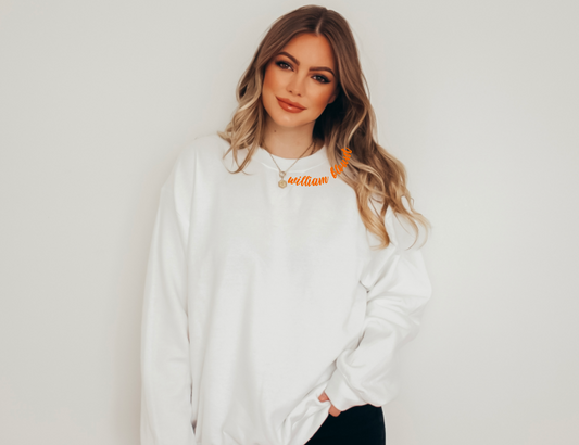 William Blount Curved  Crewneck Sweatshirt