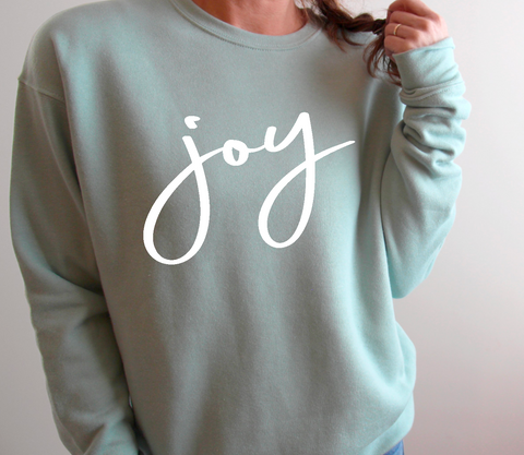 Joy crewneck sweatshirt