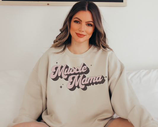 Muscle Mama Crewneck Sweatshirt