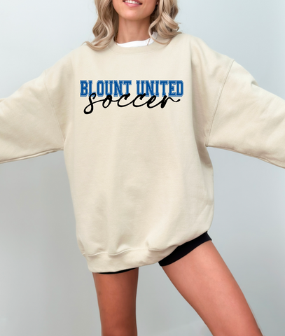 Blount United Soccer Script Crewneck Sweatshirt