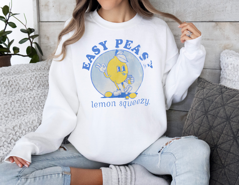 Easy Peasy Lemon Squeezy Crewneck Sweatshirt