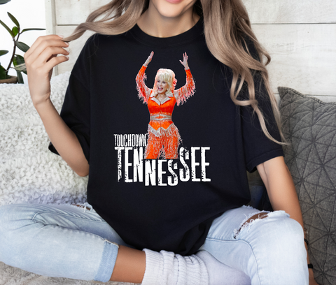 Dolly Touchdown Tennessee Comfort Colors Short Sleeve