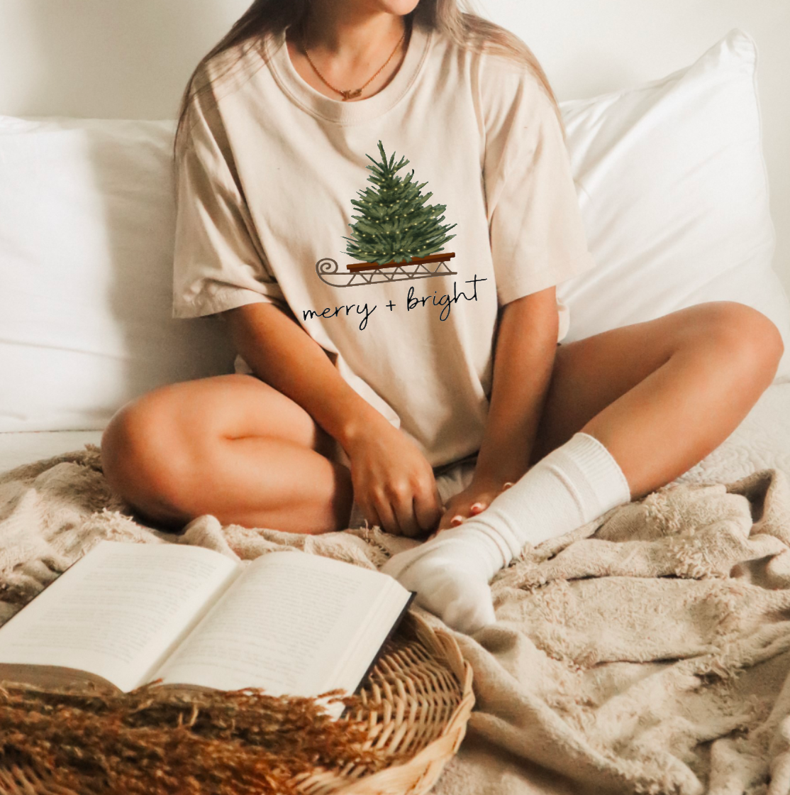 Merry + Bright Trees short sleeve