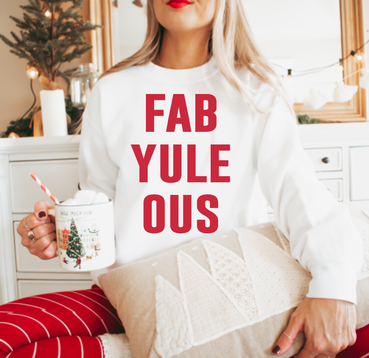 Fab-Yule-Ous Crewneck Sweatshirt