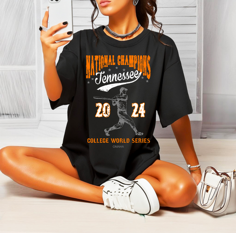 TN Baseball National Champions Comfort Colors Short Sleeve