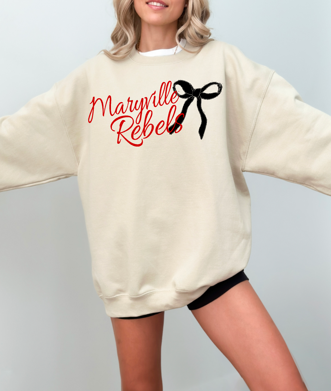 Maryville Bow Crewneck Sweatshirt