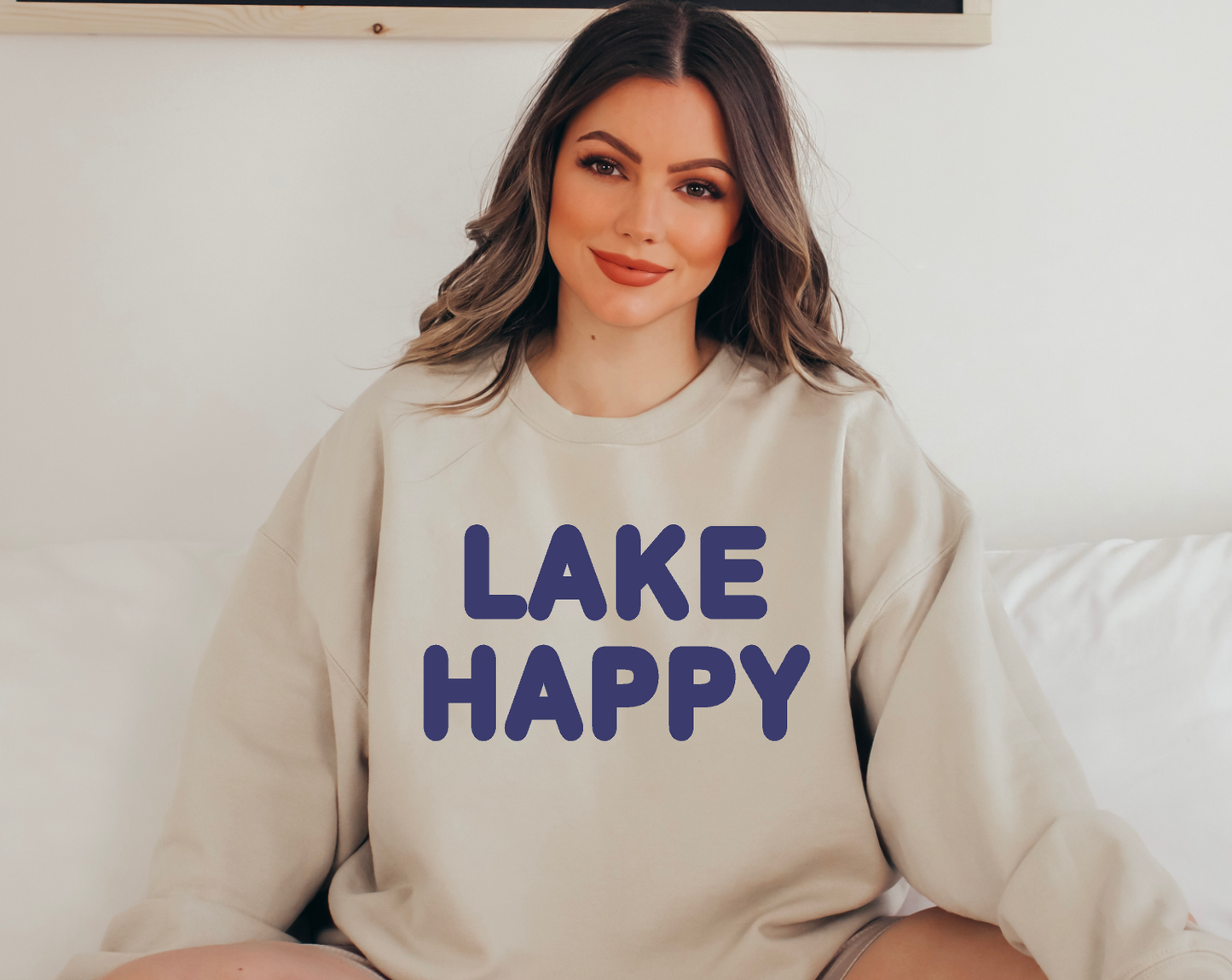 Lake Happy Crewneck Sweatshirt