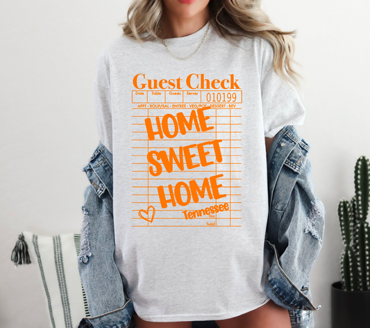 Home Sweet Home Guest Check  Comfort Colors